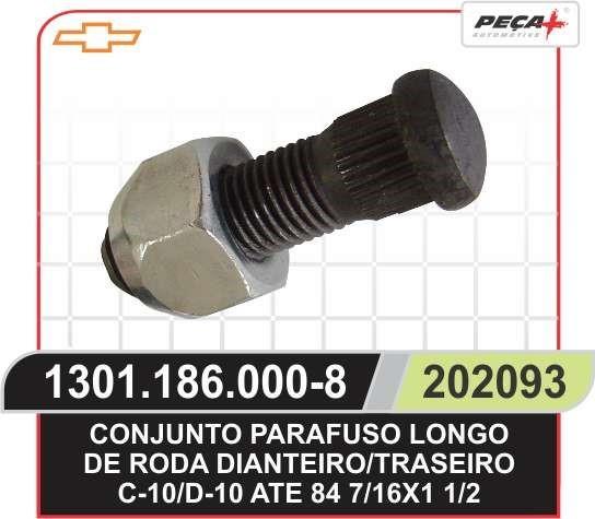 PARAFUSO RODA DIANTEIRA TRASEIRA