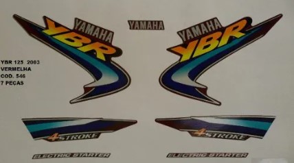 JG FAIXA VERMELHA YBR 2003