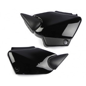 TAMPA LATERAL PRETA PINTADA TITAN 2003 A 2004 FAN125 2005 A 2008
