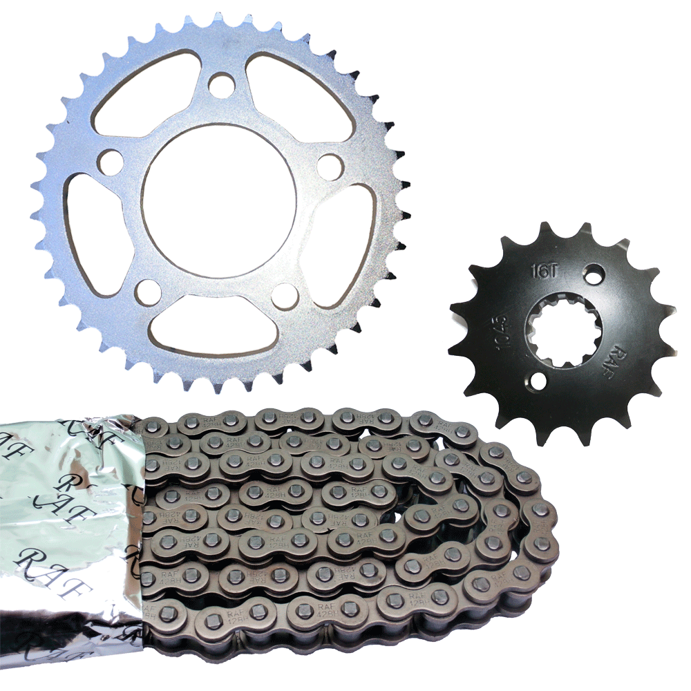 KIT TRANSMISSAO RELACAO TITAN 2000 A 2004 FAN125 2005 A 2008 *ACO 10X45