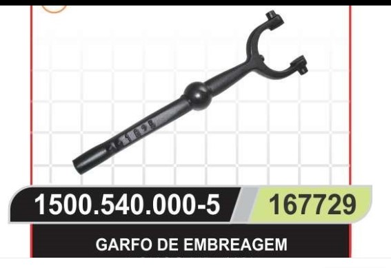 GARFO EMBREAGEM