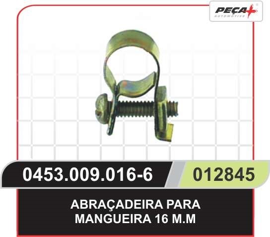 ABRACADEIRA MANGUEIRA COMBUSTIVEL 16MM