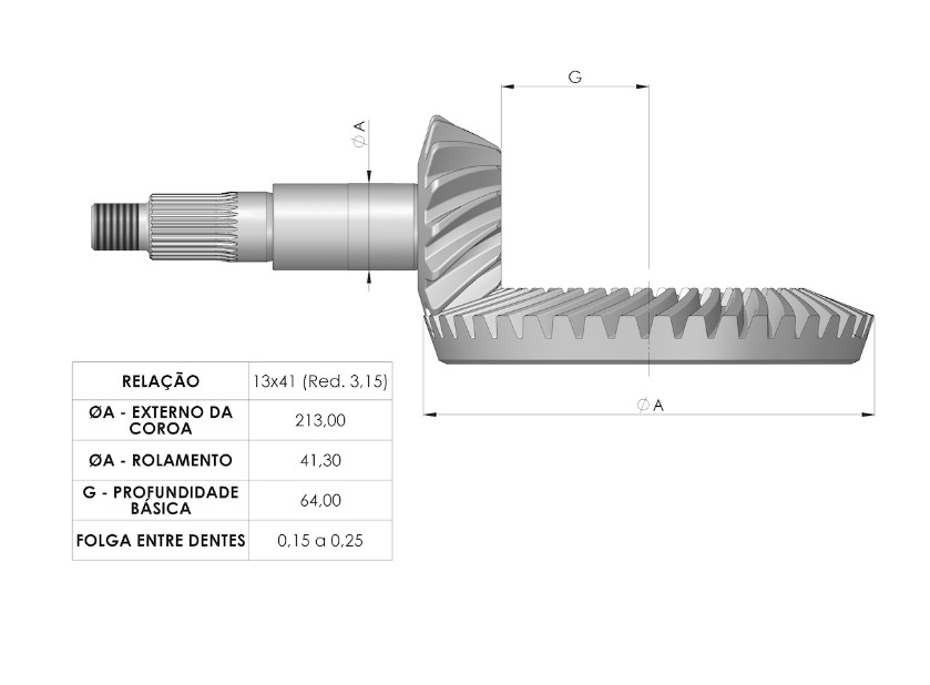 COROA PINHAO 13X41