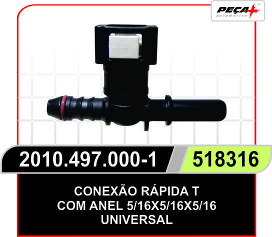 CONEXAO RAPIDA T 5/16X5/16X5/16