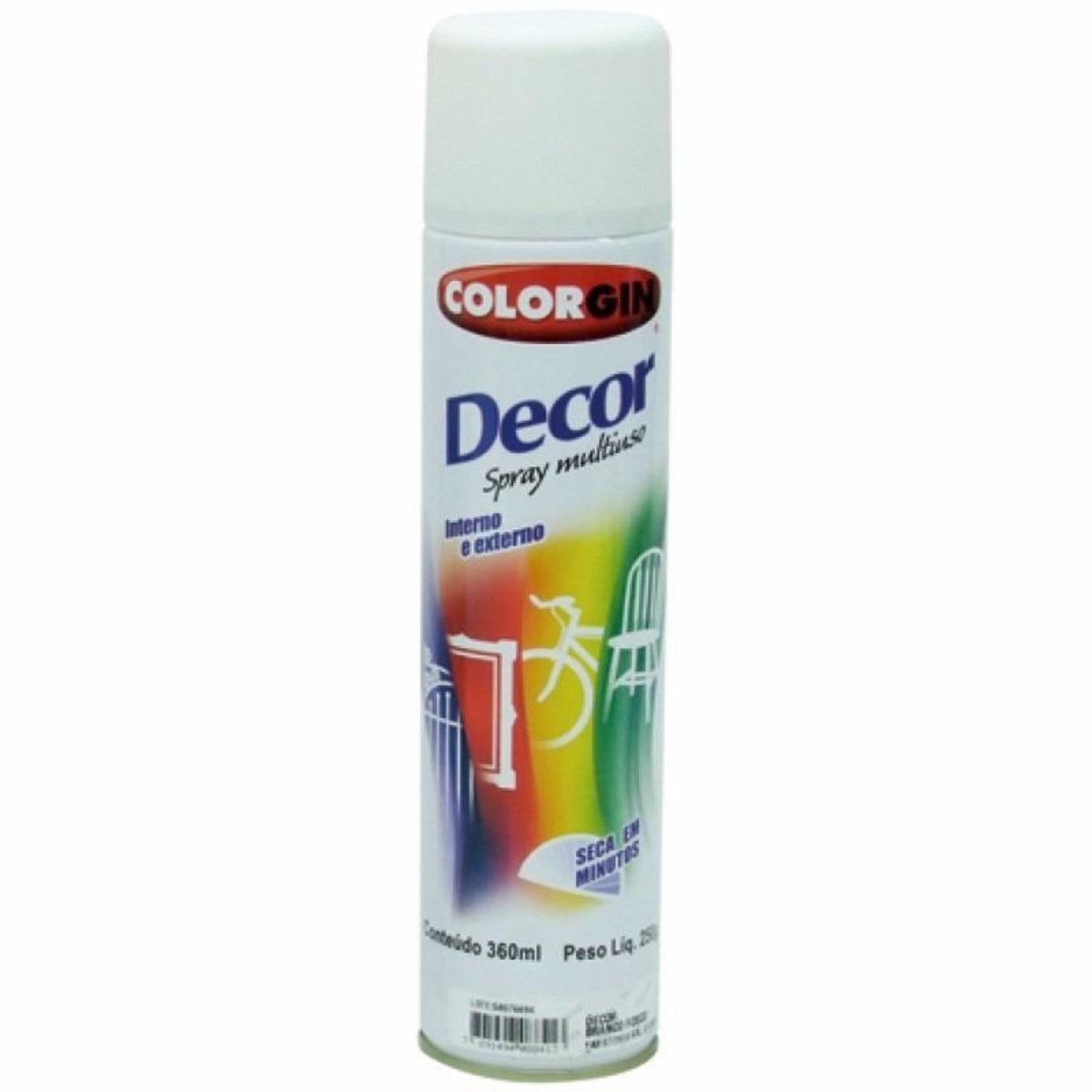 TINTA SPRAY BRANCO BRILHANTE 360ML
