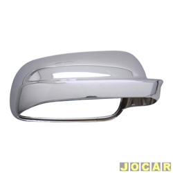 CAPA RETROVISOR CROMADA ESQUERDO