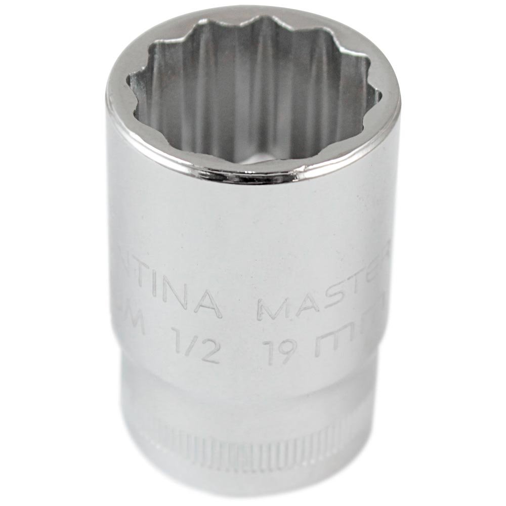 SOQUETE ESTRIADO 19MM ENCAIXE 1/2