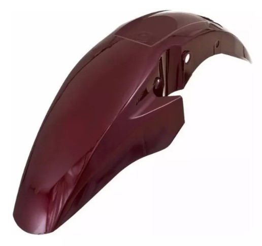 PARALAMA DIANTEIRO VERMELHO METALICO/VIN CG150 2011/12 FAN150 2011/12