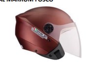 CAPACETE SPARK JET  N58 MARROM FOSCO