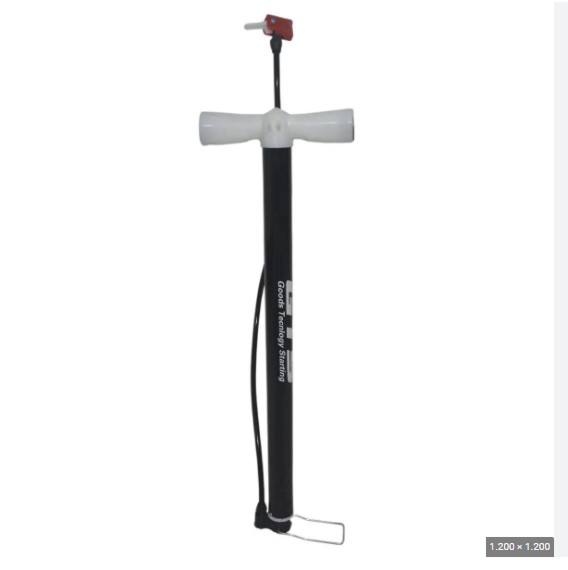 BOMBA AR ENCHER ACO 590MM VALVULA DUPLA