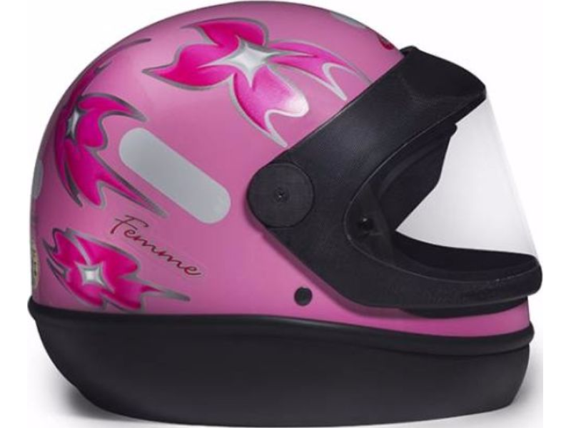 CAPACETE ROSA FEMME N58