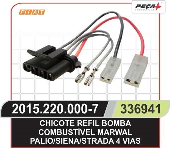 SOQUETE CHICOTE BOMBA COMBUSTIVEL