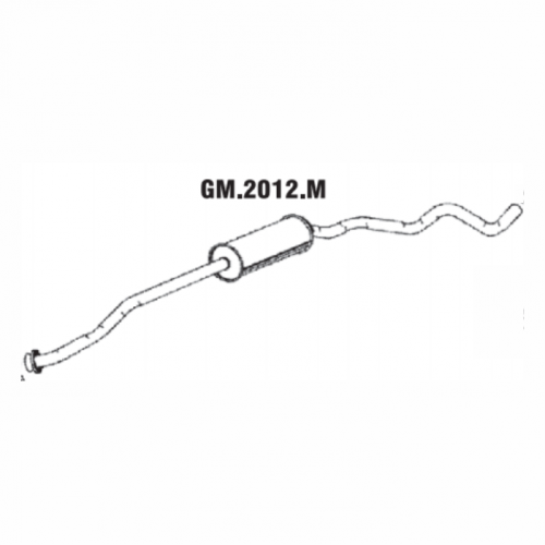 SILENCIOSO INTERMEDIARIO GM2012M/40110
