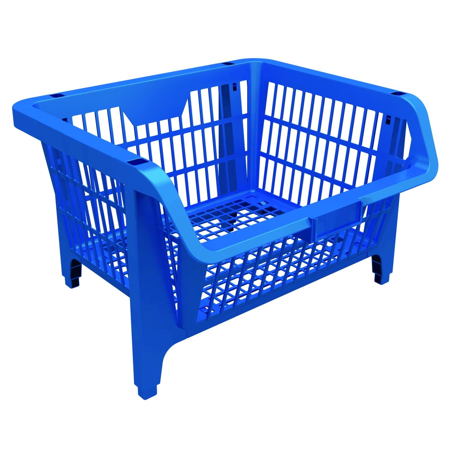 CESTO PLASTICO PRATICO AZUL