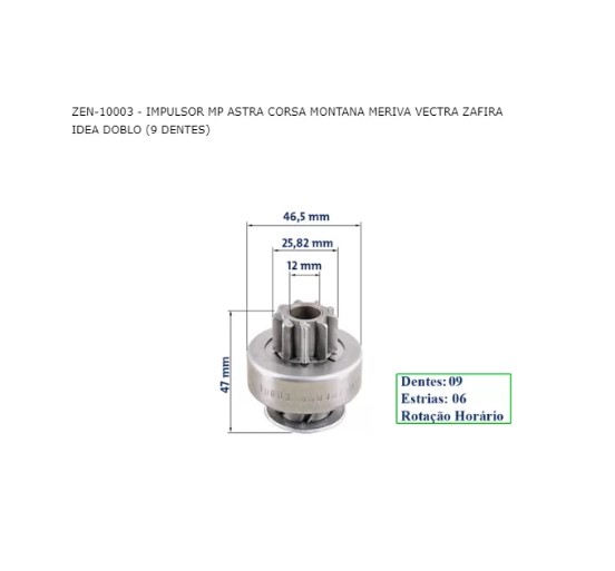 IMPULSOR PARTIDA