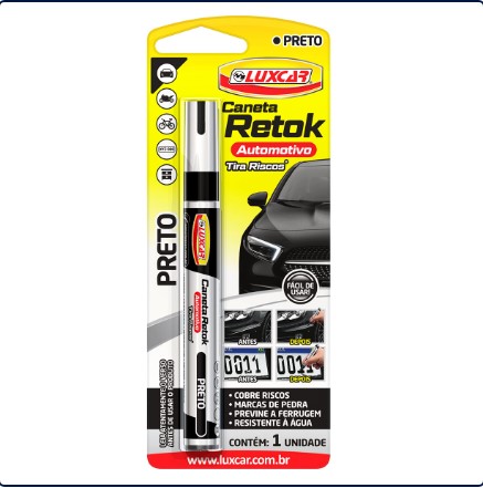 CANETA RETOK COR PRETA