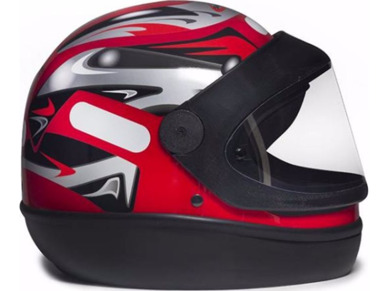 CAPACETE N56 AUT VERMELHO