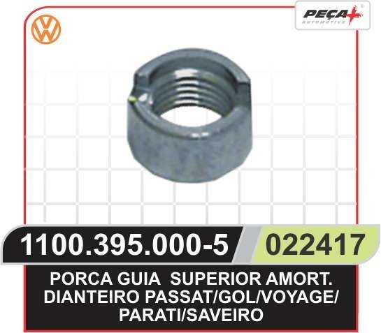 PORCA SUPERIOR GUIA AMORTECEDOR DIANTEIRO