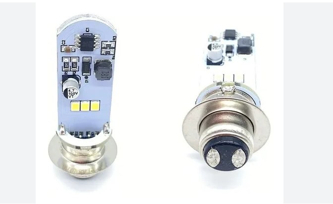 LAMPADA LED M5 32/32W 2D SEM REATOR BIZ100 1998> BIZ125 2006> POP 2006> BROS 2009 A 2013