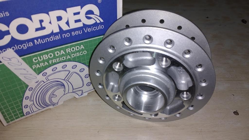 CUBO RODA DIANTEIRA CG150 2004> FAN125 2009> *COM FREIO A TAMBOR