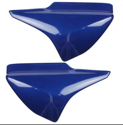 TAMPA LATERAL AZUL METALICO CG150 2007