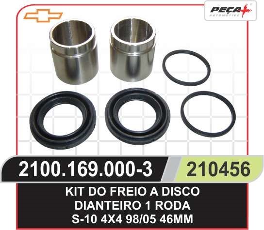 REPARO PINCA FREIO COMPELTO