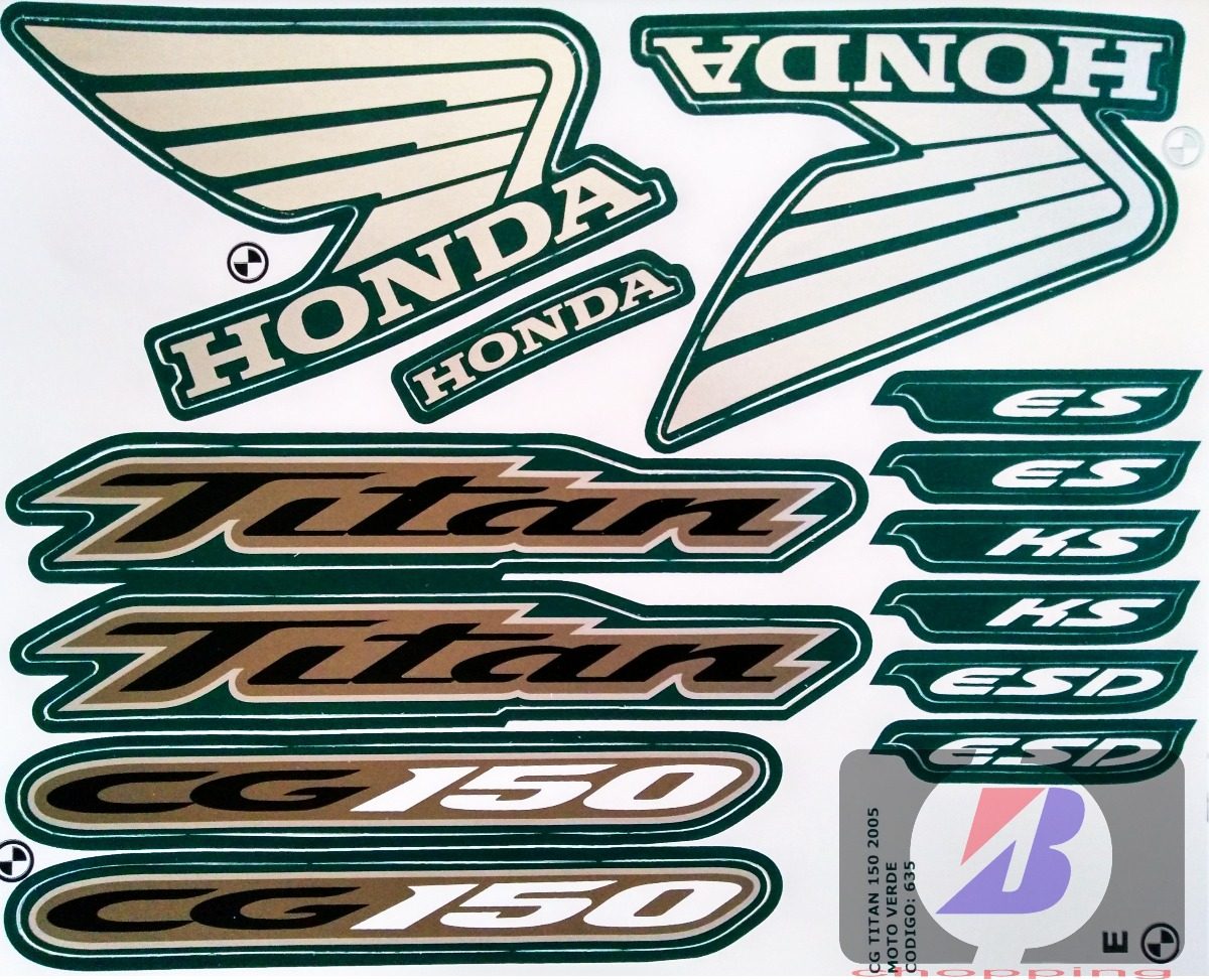 JG FAIXA VERDE CG150 2005