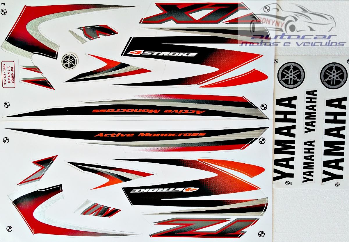 JG FAIXA BRANCA XTZ125