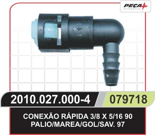 CONEXAO RAPIDA 90 3/8X5/16