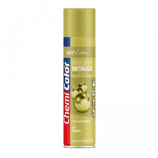 TINTA SPRAY OURO METALICO