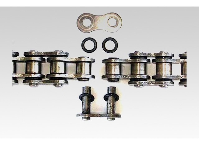 CORRENTE TRACAO COM RETENTOR 428H-118L YBR/CG150/TITAN/FAN/BIZ