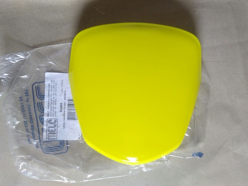 CARENAGEM FAROL AMARELA POP100 2007/2008