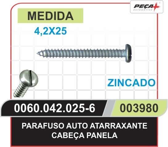 PARAFUSO ROSCA SOBERBA 4,2X25
