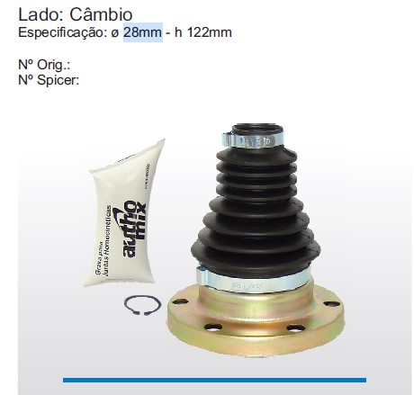 KIT REPARO LADO CAMBIO