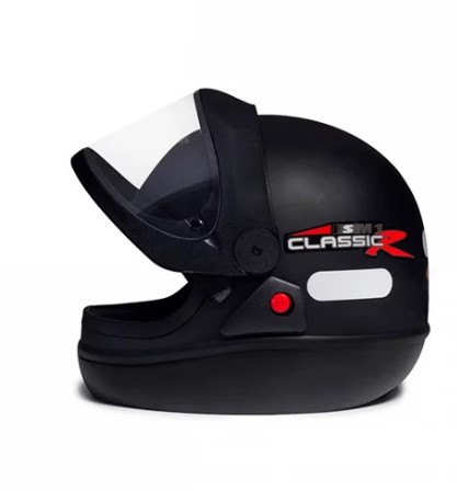 CAPACETE PRETO FOSCO CLASSIC N56