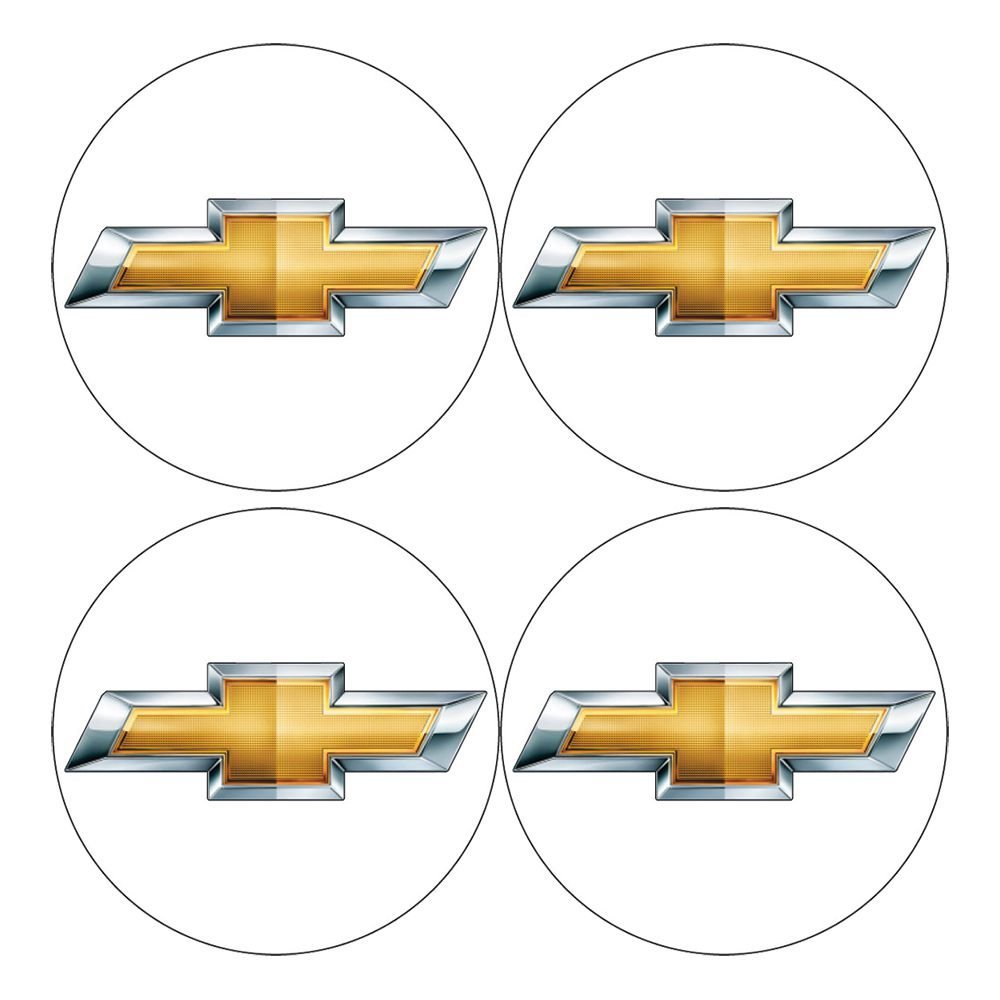 EMBLEMA CALOTA GM PRATA RESINADO 51MM