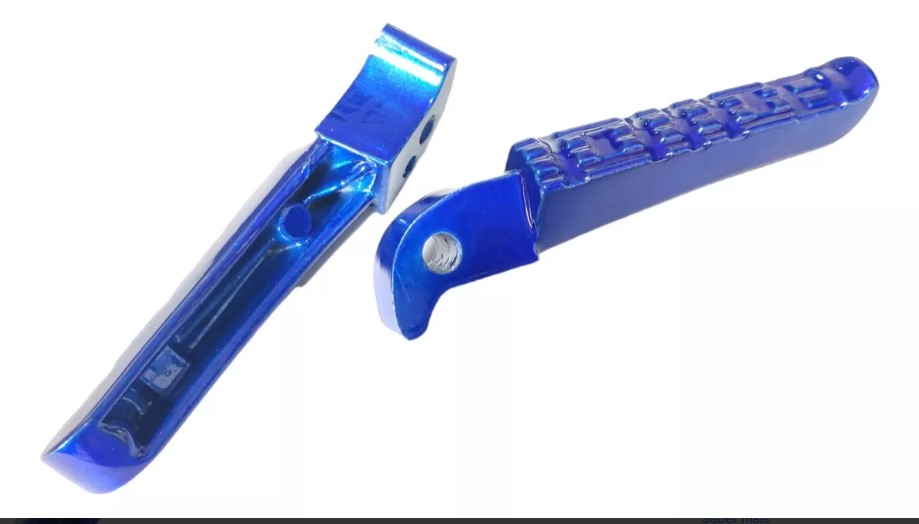 PEDALEIRA TRASEIRA ALUMINIO AZUL