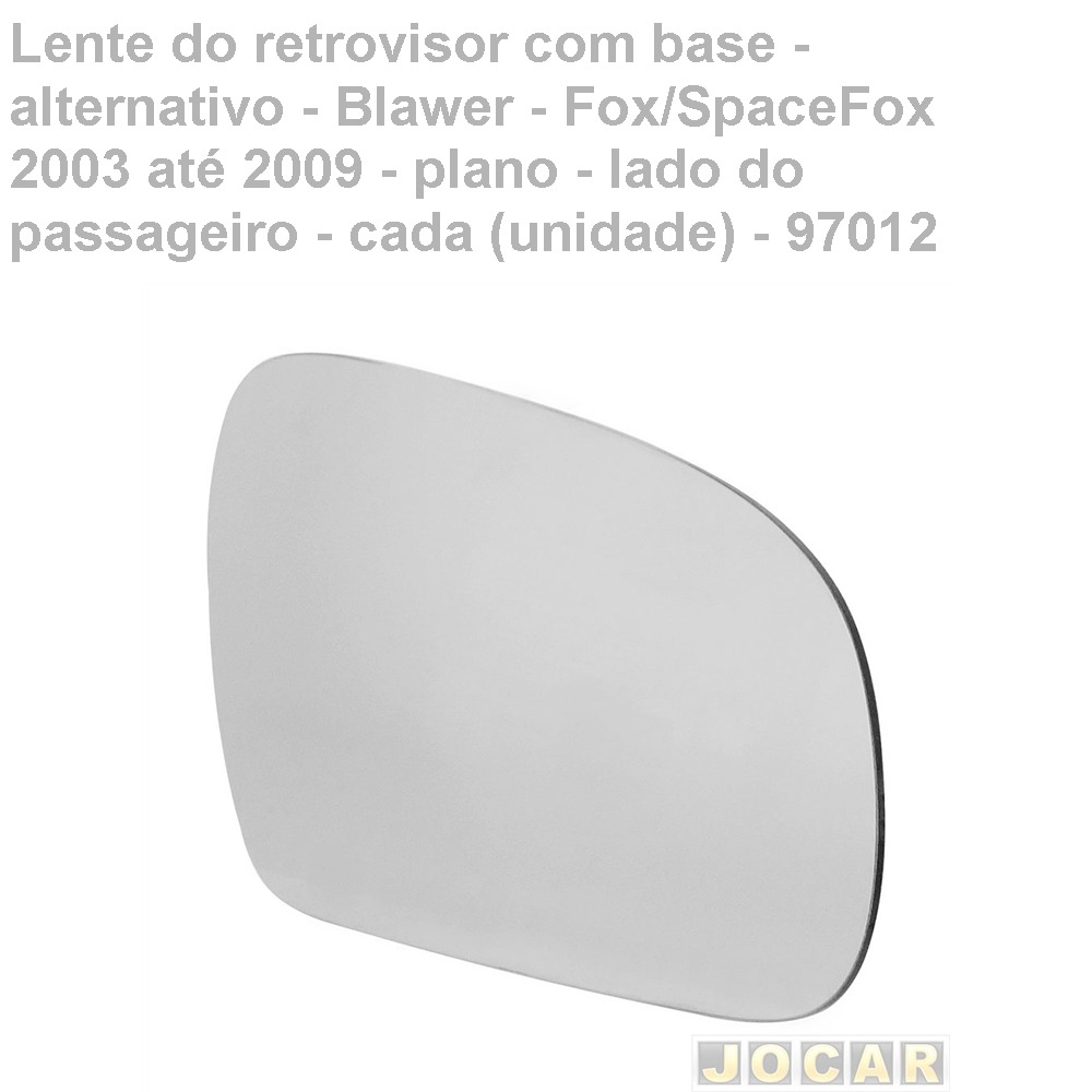 BASE RETROVISOR DIREITO