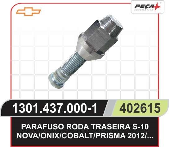 PARAFUSO RODA DIANTEIRA E TRASEIRA