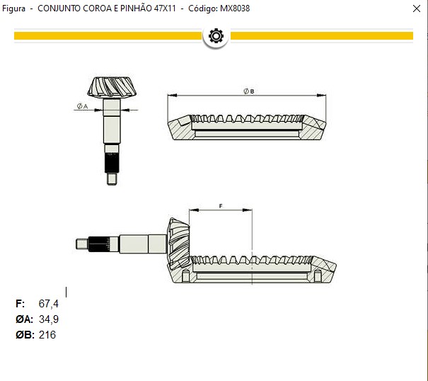 COROA PINHAO 11X47
