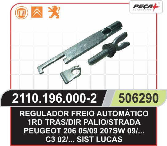 REGULADOR FREIO TRASEIRO DIREITO