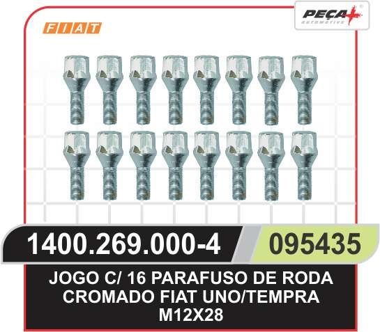 PARAFUSO RODA DIANTEIRA E TRASEIRA