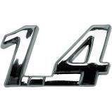 EMBLEMA (1.4) CROMADO