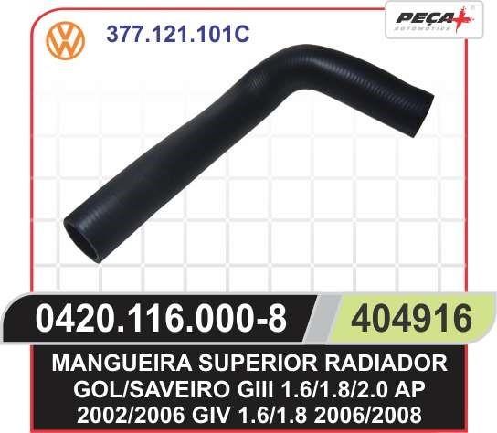 MANGUEIRA SUPERIOR RADIADOR