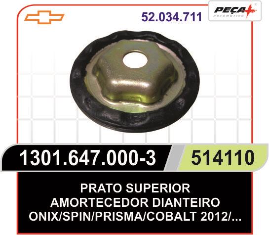 PRATO SUPERIOR AMORTECEDOR DIANTEIRO