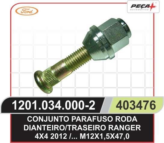 PARAFUSO RODA DIANTEIRA E TRASEIRA