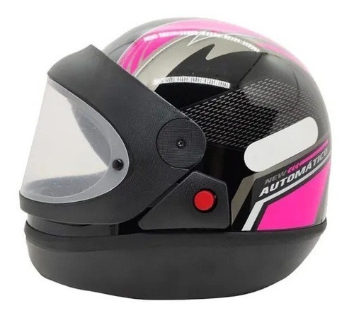 CAPACETE STYLE PRETO/VERMELHO N58