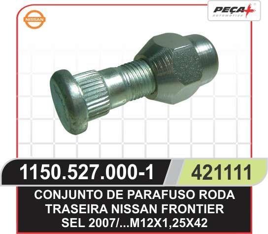 PARAFUSO RODA TRASEIRA