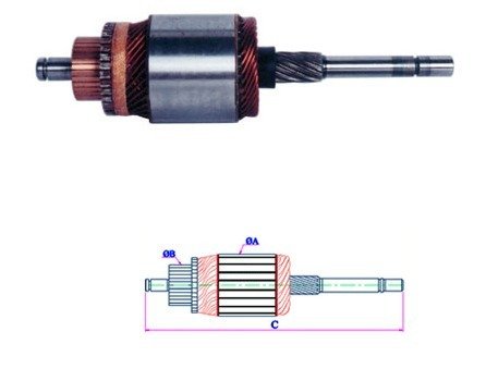 INDUZIDO MOTOR PARTIDA