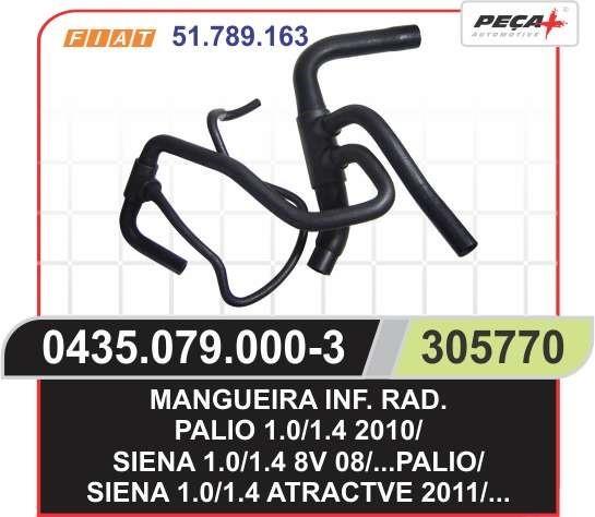MANGUEIRA INFERIOR RADIADOR